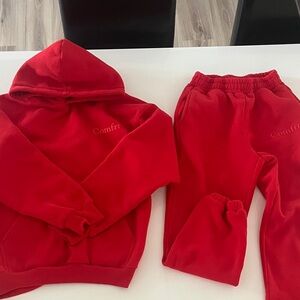 Comfrt Women's Red SET